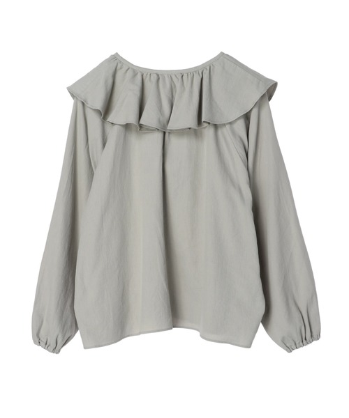 CRAFT STANDARD BOUTIQUE（クラフトスタンダードブティック）の「フリルカラーブラウス　＊◆（シャツ/ブラウス・レディース・ブラック/オフホワイト/ミント・FREE）」の13枚目の写真