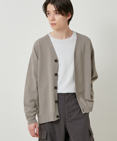 JUNRED(ジュンレッド)の「ミラノリブカーディガン(カーディガン/ボレロ・メンズ・ライトグレー/ブルー系その他4/チャコールグレー・S/M/L)」の16枚目の写真