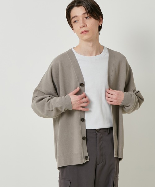 JUNRED(ジュンレッド)の「ミラノリブカーディガン(カーディガン/ボレロ・メンズ・ライトグレー/ブルー系その他4/チャコールグレー・S/M/L)」の22枚目の写真