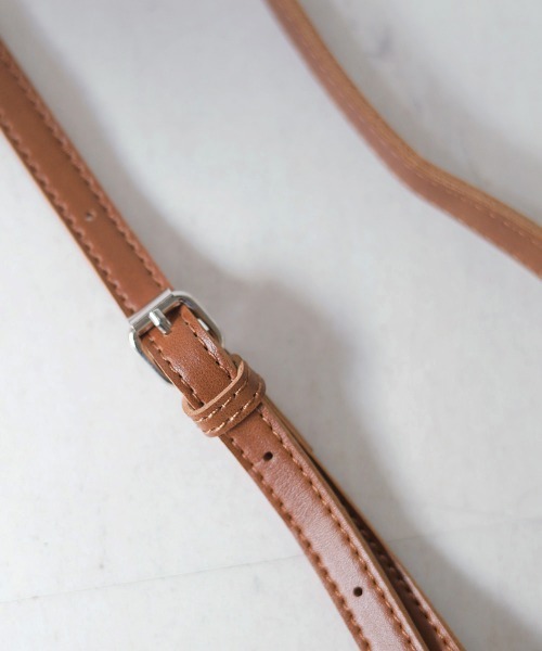 Bab(バブ)の「キャンバスコンビミニショルダーバッグ(ショルダーバッグ・レディース・ブラウン/オフホワイト/ブラック・ONESIZE)」の14枚目の写真