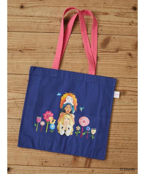 Green Parks(グリーンパークス)の「Disney Princess/トートBAG*(トートバッグ・レディース・ベージュ/ブルー/アイボリー・FREE)」の3枚目の写真