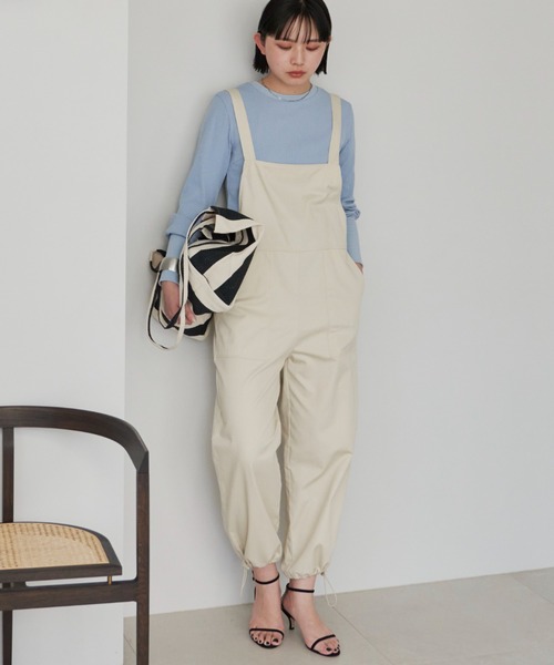 Aunt Marie's（アントマリーズ）の「ストライプオーバートートバッグ（トートバッグ・レディース・ブラック/ネイビー・FREE）」の4枚目の写真