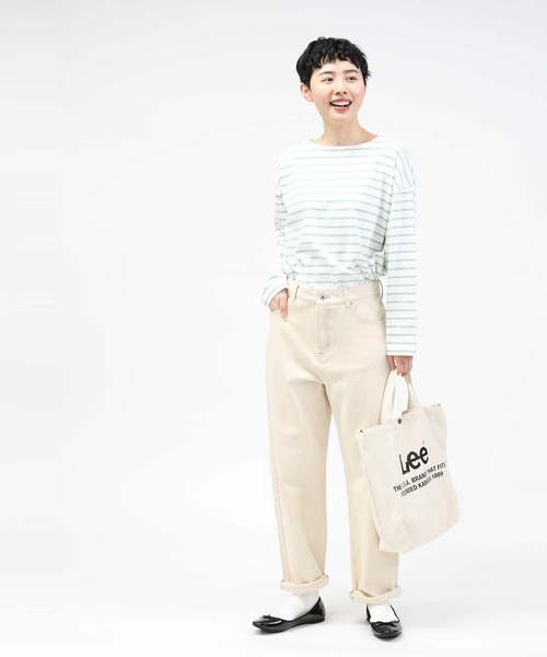 HONEYSUCKLE ROSE（ハニーサックルローズ）の「【HONEYSUCKLE ROSE】ボーダープルオーバー（Tシャツ/カットソー・レディース・ネイビー/グリーン/ピンク・M/L）」の18枚目の写真