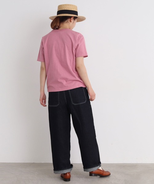 Malle（マル）の「malle 20/-天竺　ピンタックＴシャツ（Tシャツ/カットソー・レディース・ピンク/ブラック/オフホワイト・FREE）」の20枚目の写真