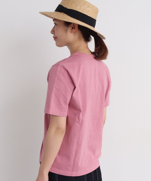 Malle（マル）の「malle 20/-天竺　ピンタックＴシャツ（Tシャツ/カットソー・レディース・ピンク/ブラック/オフホワイト・FREE）」の18枚目の写真