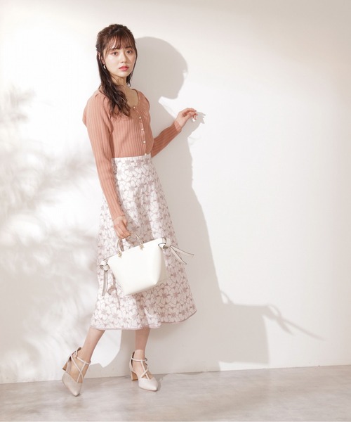 PROPORTION BODY DRESSING（プロポーションボディドレッシング）の「前後２ＷＡＹボリュームスリーブリブ / 1212170309（ニット/セーター・レディース・ブルー/ホワイト系その他/オレンジ・FREE）」の11枚目の写真