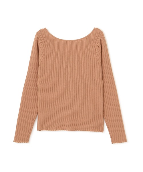 PROPORTION BODY DRESSING（プロポーションボディドレッシング）の「前後２ＷＡＹボリュームスリーブリブ / 1212170309（ニット/セーター・レディース・ブルー/ホワイト系その他/オレンジ・FREE）」の18枚目の写真