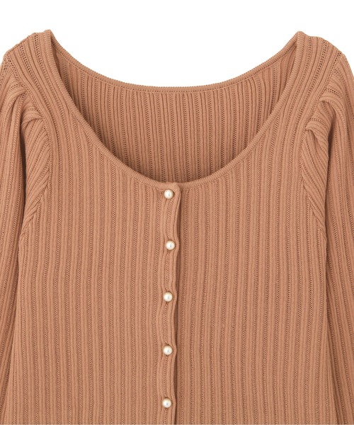 PROPORTION BODY DRESSING（プロポーションボディドレッシング）の「前後２ＷＡＹボリュームスリーブリブ / 1212170309（ニット/セーター・レディース・ブルー/ホワイト系その他/オレンジ・FREE）」の19枚目の写真