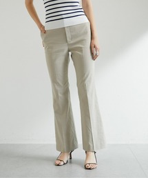 [GALLARDAGALANTE] リネンフレアパンツ GALLARDAGALANTE（ガリャルダガランテ）の「リネン混ストレッチ