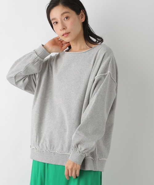 LEPSIM（レプシィム）の「カットオフ2WAYカーディガン　272354（カーディガン/ボレロ・レディース・グレー/チャコールグレー/ミント・FREE）」の8枚目の写真