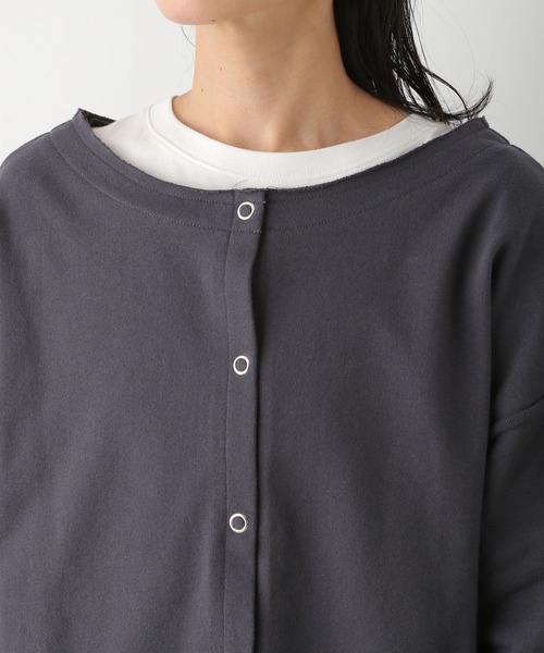 LEPSIM（レプシィム）の「カットオフ2WAYカーディガン　272354（カーディガン/ボレロ・レディース・グレー/チャコールグレー/ミント・FREE）」の15枚目の写真