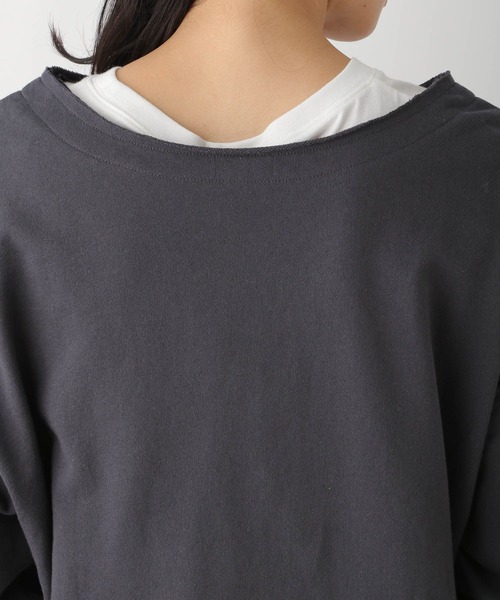 LEPSIM（レプシィム）の「カットオフ2WAYカーディガン　272354（カーディガン/ボレロ・レディース・グレー/チャコールグレー/ミント・FREE）」の18枚目の写真