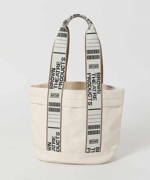 THEATRE PRODUCTS（シアタープロダクツ）の「【THEATRE PRODUCTS/シアタープロダクツ】別注テープトートバッグ/266221（トートバッグ・メンズ・ホワイト/ブラック/オレンジ・FREE）」の6枚目の写真