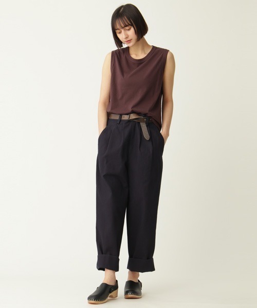 tシャツ GARMENT DYE BASIC JERSEY レディース GARMENT DYE BASIC JERSEY | MHL.（エムエイチエル） ｜【公式
