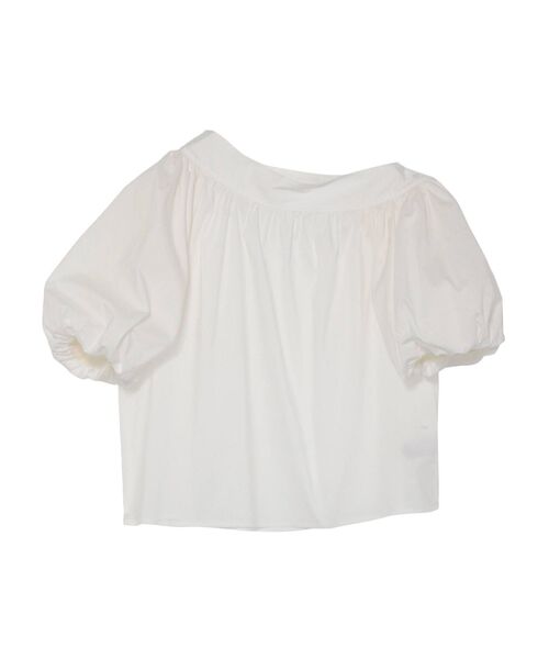 LAGUNAMOON（ラグナムーン）の「アシンメトリーボリュームスリーブブラウス（シャツ/ブラウス・レディース・ピンク/ホワイト/ブラック・FREE）」の20枚目の写真