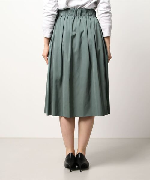 Emilyan（エミリアン）の「【2022SS】リバーシブルタフタ・カラーフレアースカート（スカート・レディース・イエロー/オレンジ/グリーン・64）」の9枚目の写真