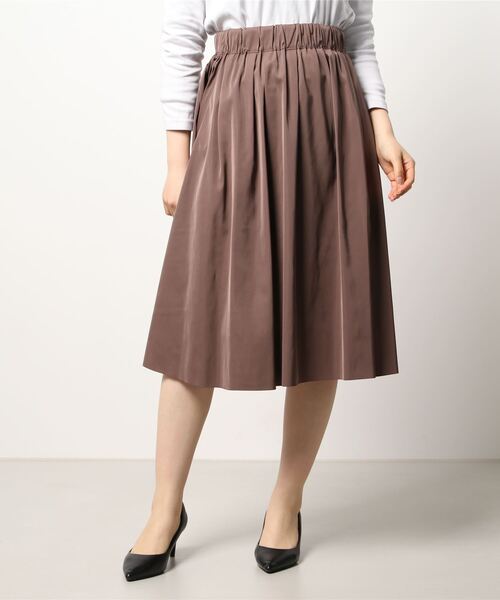 Emilyan（エミリアン）の「【2022SS】リバーシブルタフタ・カラーフレアースカート（スカート・レディース・イエロー/オレンジ/グリーン・64）」の10枚目の写真