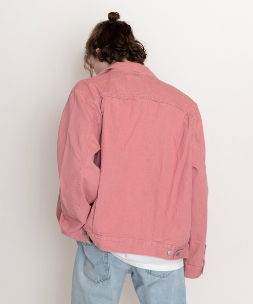 Levi's ピンク　デニムジャケット Levi's - LEVI'S 90's カラーデニムジャケット スーパーワイド