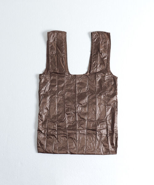 NANGA（ナンガ）の「【NANGA/ナンガ】POCKETABLE ECO BAG ポケッタブルエコバッグ（エコバッグ/サブバッグ・メンズ・ダークブラウン/ネイビー/レッド/パープル/オレンジ/ブラック・FREE）」の16枚目の写真