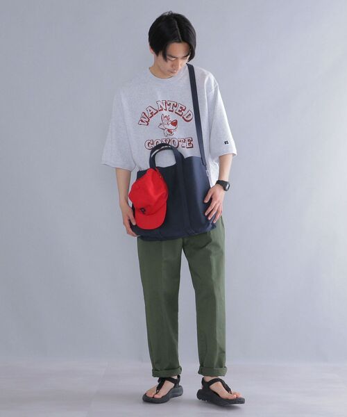 Russell Athletic（ラッセルアスレティック）の「*【SHIPS別注】RUSSELL ATHLETIC: ビッグシルエット カレッジロゴ/アニマル プリント ハーフスリーブ スウェット（Tシャツ/カットソー・メンズ・オフホワイト/グレー/ダークグレー/ネイビー・SMALL/MEDIUM/LARGE/X-LARGE）」の22枚目の写真