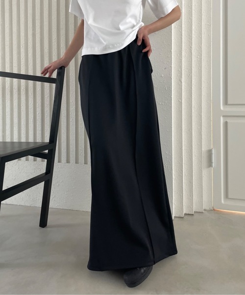 Didot.showroom(ディドット ショールーム)の「【DIDOT.】ピンタックストレッチロングスカート(スカート・レディース・ブラック/ピンク/グリーン・FREE)」の16枚目の写真