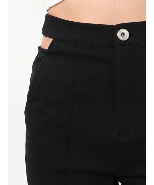 GYDA(ジェイダ)の「SIDE CUT HIPUP パンツ(デニムパンツ・レディース・ブラック・SMALL/X-SMALL/MEDIUM)」の15枚目の写真