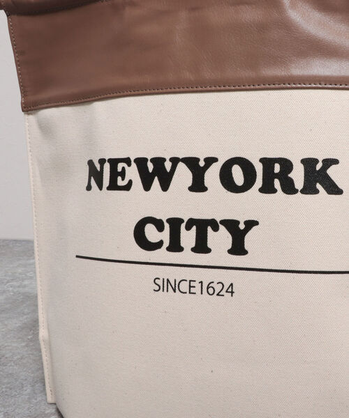 NOLLEY’S(ノーリーズ)の「◇【WEB限定】NEW YORK CITY TOTEバッグ(トートバッグ・レディース・ブラック系その他3/ベージュ系その他3・FREE)」の12枚目の写真