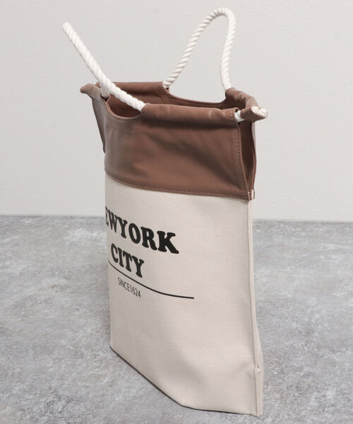 NOLLEY’S(ノーリーズ)の「◇【WEB限定】NEW YORK CITY TOTEバッグ(トートバッグ・レディース・ブラック系その他3/ベージュ系その他3・FREE)」の16枚目の写真