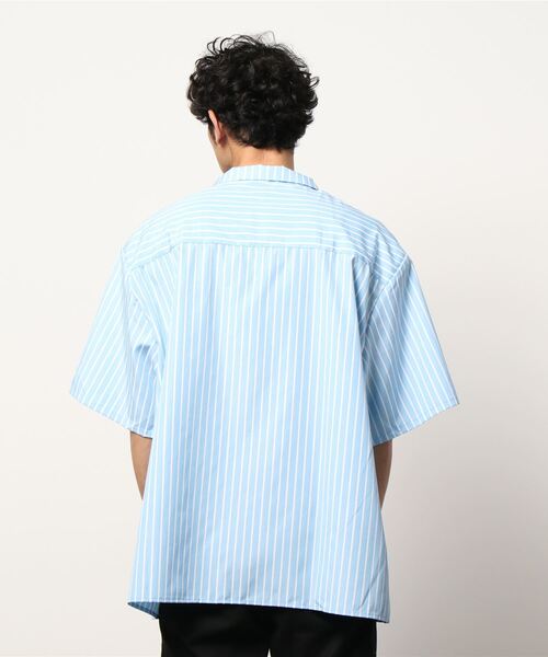 ルーズシルエットストライプワークシャツ ショートスリーブ（シャツ/ブラウス）｜Revo.（レボ）