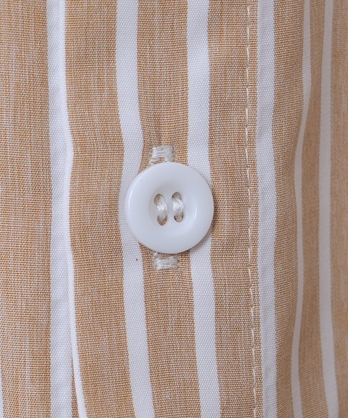 ルーズシルエットストライプワークシャツ ショートスリーブ（シャツ/ブラウス）｜Revo.（レボ）