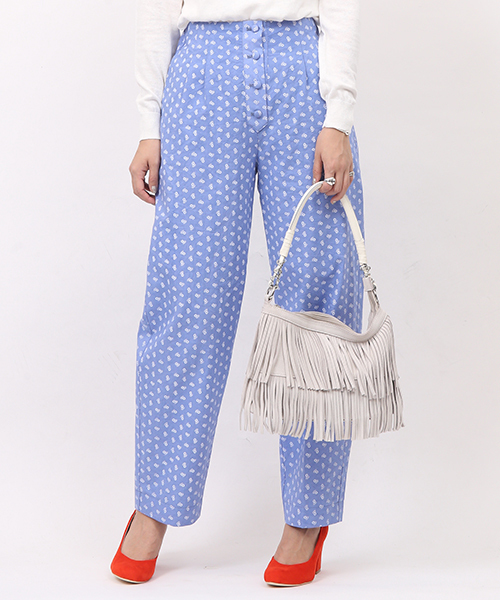 mystic(ミスティック)の「花柄ロングパンツ(その他パンツ・レディース・オフホワイト/ブラック/ブルー・フリ-)」の3枚目の写真