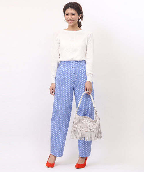 mystic(ミスティック)の「花柄ロングパンツ(その他パンツ・レディース・オフホワイト/ブラック/ブルー・フリ-)」の15枚目の写真