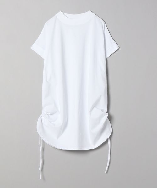 JEANASIS（ジーナシス）の「シャロークルーネックサイドドロストTEE/288337（Tシャツ/カットソー・レディース・オフホワイト/ブラック/グリーン・FREE）」の13枚目の写真