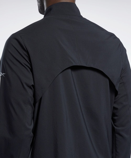 Reebok（リーボック）の「ランニング ウーブン ジャケット / Running Woven Jacket /（ブルゾン・メンズ・ブラック・SMALL/MEDIUM/LARGE/X-LARGE/XX-LARGE/XXX-LARGE/X-SMALL）」の2枚目の写真