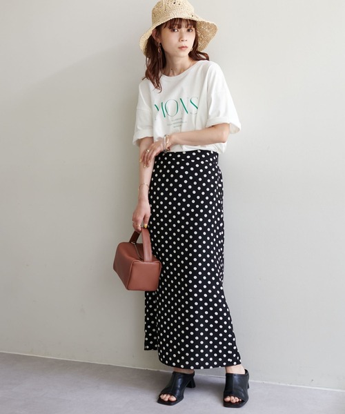 DISCOAT（ディスコート）の「ドットナロースカート（スカート・レディース・ブラック/ブラウン・MEDIUM/LARGE）」の12枚目の写真