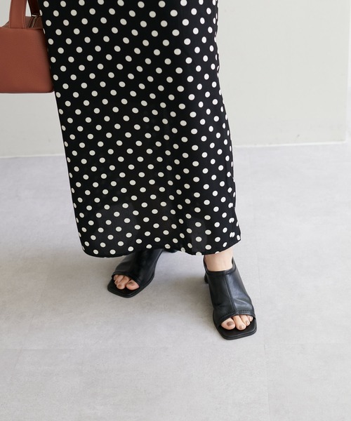 DISCOAT（ディスコート）の「ドットナロースカート（スカート・レディース・ブラック/ブラウン・MEDIUM/LARGE）」の14枚目の写真
