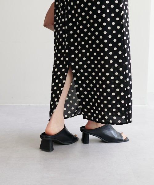 DISCOAT（ディスコート）の「ドットナロースカート（スカート・レディース・ブラック/ブラウン・MEDIUM/LARGE）」の13枚目の写真