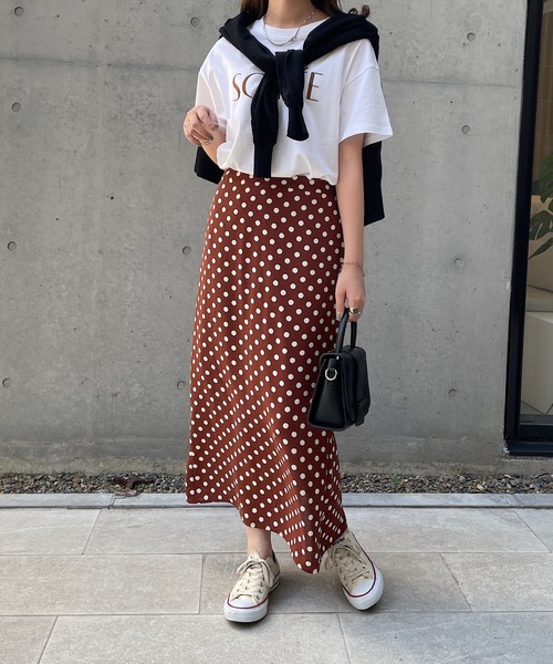 DISCOAT（ディスコート）の「ドットナロースカート（スカート・レディース・ブラック/ブラウン・MEDIUM/LARGE）」の21枚目の写真