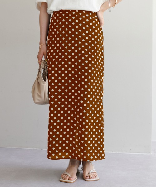 DISCOAT（ディスコート）の「ドットナロースカート（スカート・レディース・ブラック/ブラウン・MEDIUM/LARGE）」の22枚目の写真