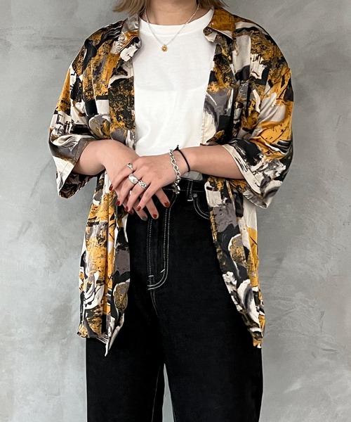 kutir（クティール）の「ビンテージ柄シャツ（シャツ/ブラウス）」 - WEAR