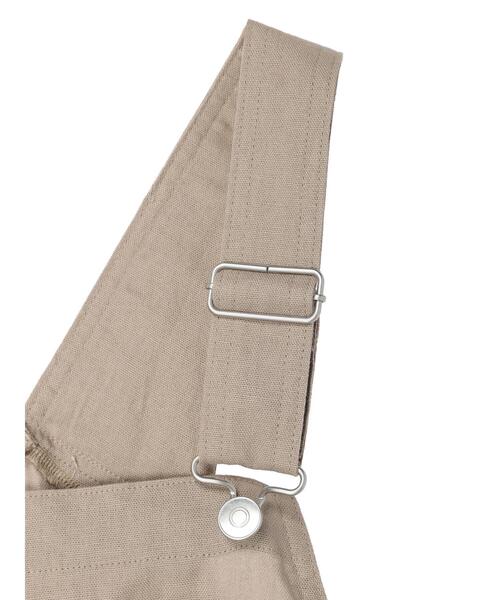 Green　Parks（グリーンパークス）の「ベルギーリネン混ジャンスカ（ジャンパースカート・レディース・ベージュ/ダークグレー・FREE）」の16枚目の写真