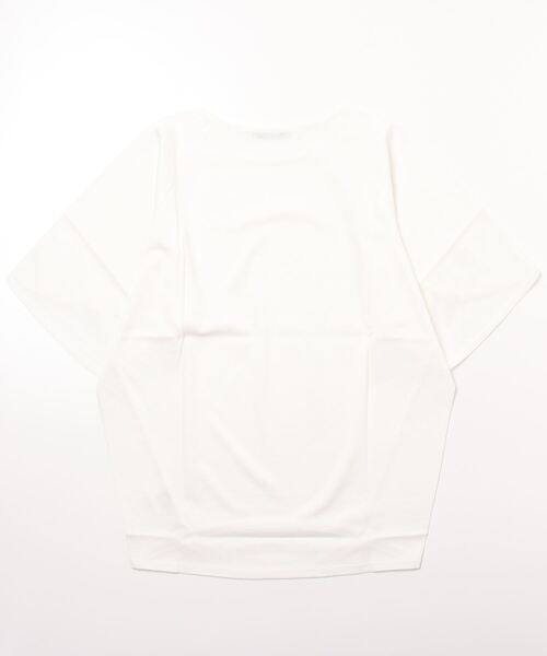 Julier Yoga and Relax(ジュリエヨガアンドリラックス)の「Julier リネンプレミアム天竺プルオーバー(Tシャツ/カットソー・レディース・ホワイト/ブラック/カーキ・FREE)」の10枚目の写真