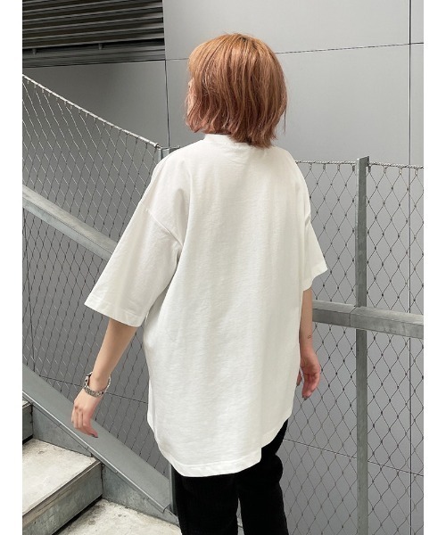 ENVYM（アンビー）の「ビッグロゴオーバーＴＥＥ（Tシャツ/カットソー・レディース・ライトグレー/ホワイト/ブラック・FREE）」の17枚目の写真