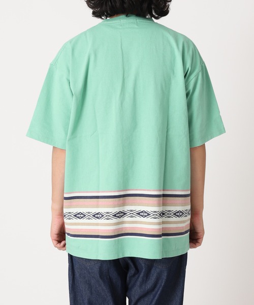 JOURNAL STANDARD relume(ジャーナルスタンダード レリューム)の「【PENDLETON / ペンドルトン】別注 PATTERN ボーダーTシャツ(Tシャツ/カットソー・メンズ・ホワイト/ブラウン/グリーン/ネイビー・MEDIUM/LARGE)」の15枚目の写真