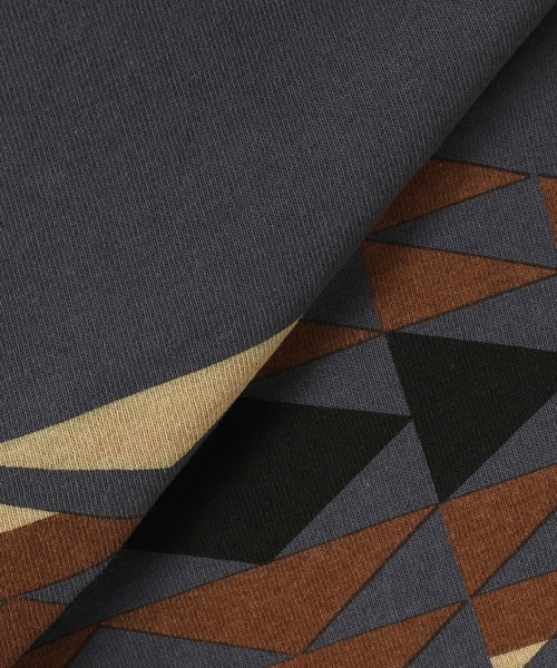 JOURNAL STANDARD relume(ジャーナルスタンダード レリューム)の「【PENDLETON / ペンドルトン】別注 PATTERN ボーダーTシャツ(Tシャツ/カットソー・メンズ・ホワイト/ブラウン/グリーン/ネイビー・MEDIUM/LARGE)」の10枚目の写真