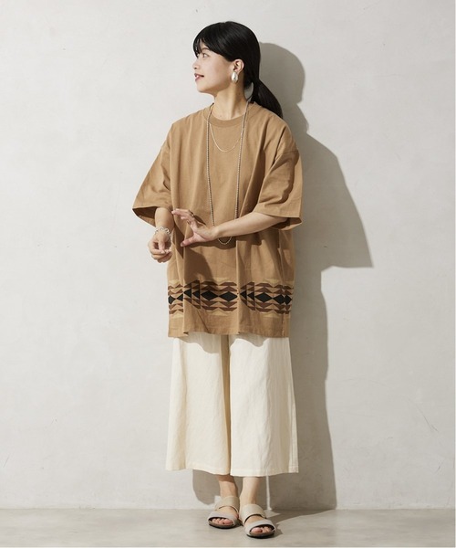 JOURNAL STANDARD relume(ジャーナルスタンダード レリューム)の「【PENDLETON / ペンドルトン】別注 PATTERN ボーダーTシャツ(Tシャツ/カットソー・メンズ・ホワイト/ブラウン/グリーン/ネイビー・MEDIUM/LARGE)」の13枚目の写真