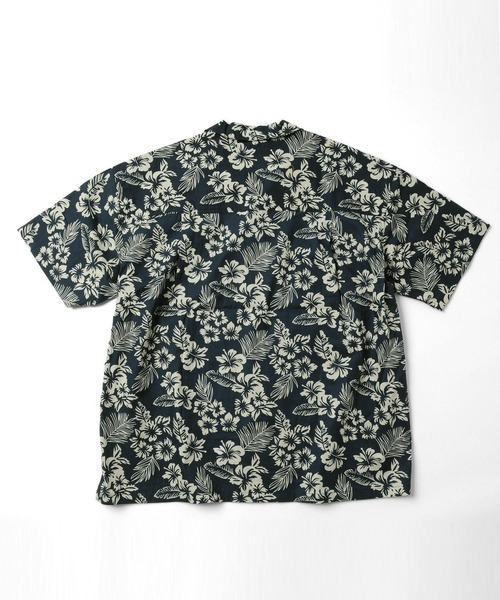 GLAZOS(グラソス)の「T/R・総柄開襟半袖シャツ【セットアップ対応】(シャツ/ブラウス・キッズ・ブラック/ネイビー・150cm/160cm/170cm)」の8枚目の写真