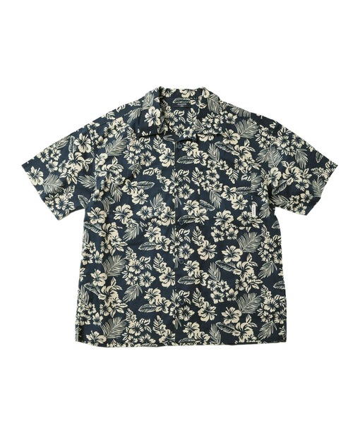 GLAZOS(グラソス)の「T/R・総柄開襟半袖シャツ【セットアップ対応】(シャツ/ブラウス・キッズ・ブラック/ネイビー・150cm/160cm/170cm)」の12枚目の写真