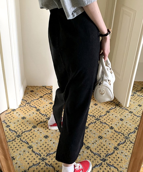 Dita Muaj.(ディータムアージュ)の「ハイウエストデニムAラインスカート(デニムスカート・レディース・ブラック/ネイビー・L/M/S)」の14枚目の写真