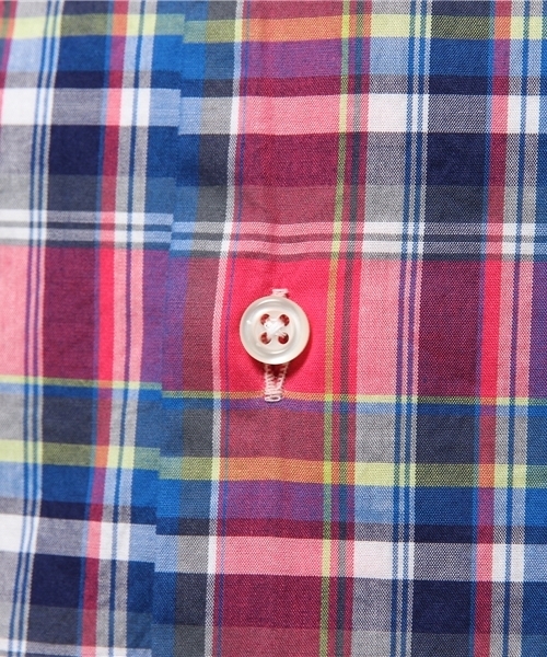 GUY ROVER（ギローバー）の「GUY ROVER / マドラスチェックカッタウェイ（シャツ/ブラウス・メンズ・レッド系その他・X-SMALL/LARGE/MEDIUM/SMALL）」の10枚目の写真